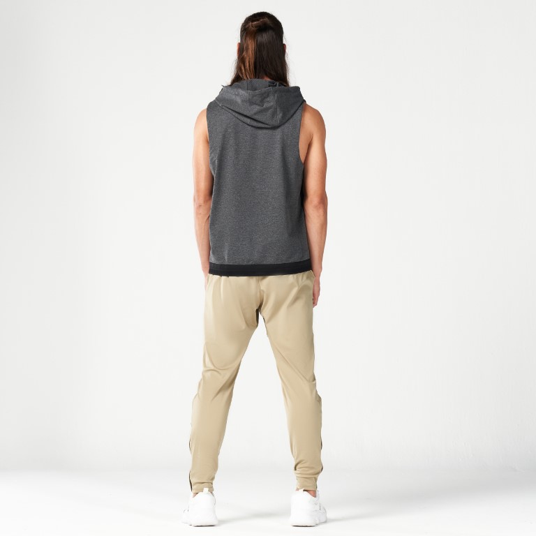 Code Hooded Tank - Black Marl